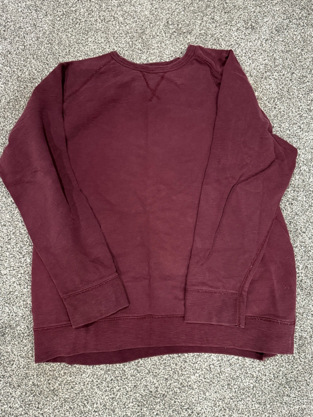 Men’s George Maroon Pullover Sweatshirt